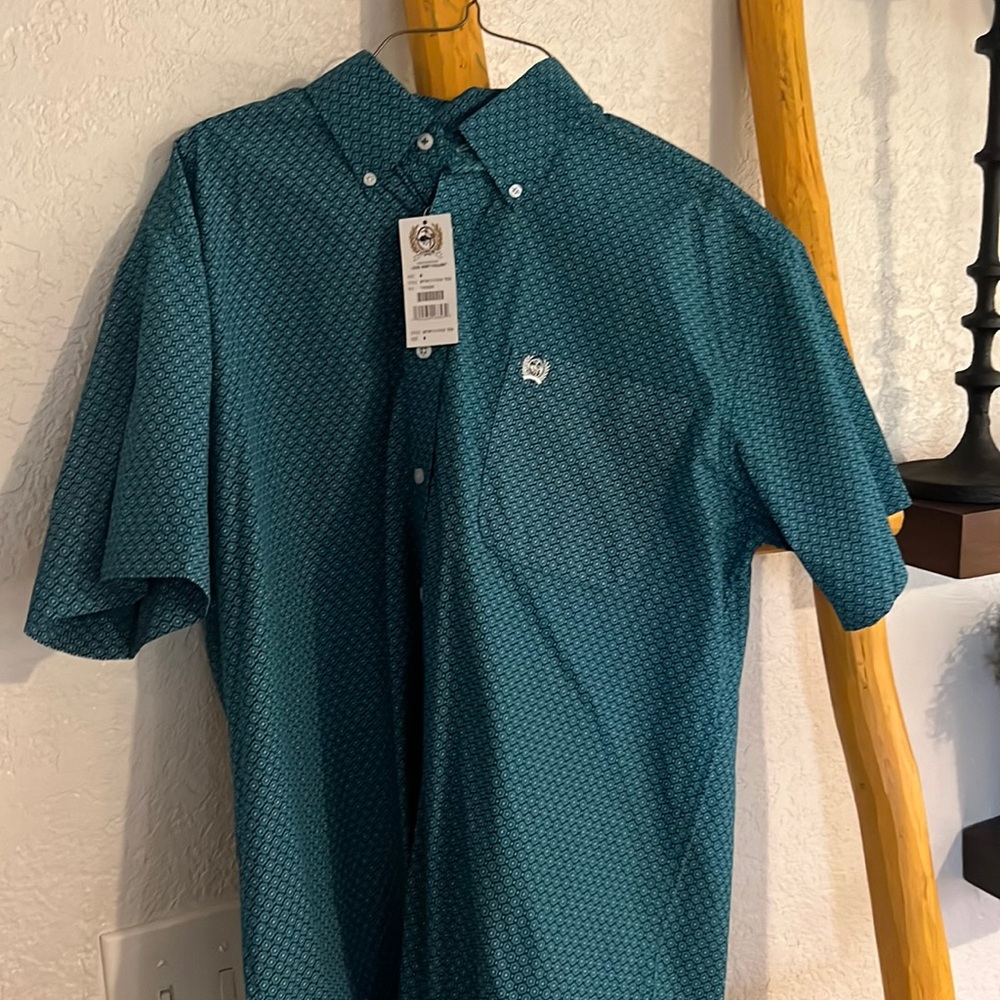 Cinch Short Sleeve Button Down